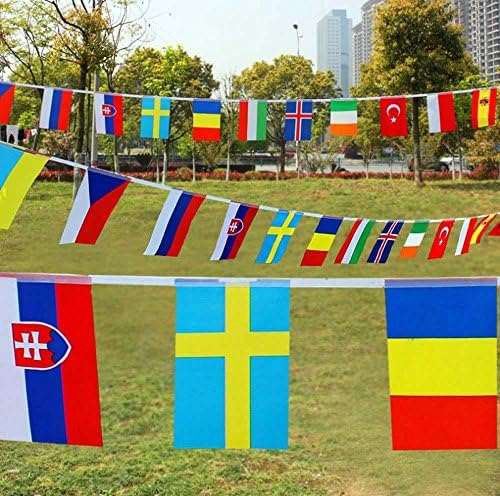 habe 2016 European Cup Championship Top 24 Series Flag Hanging Flags Club Bar Decoration Decorative Flag , 20*30cm