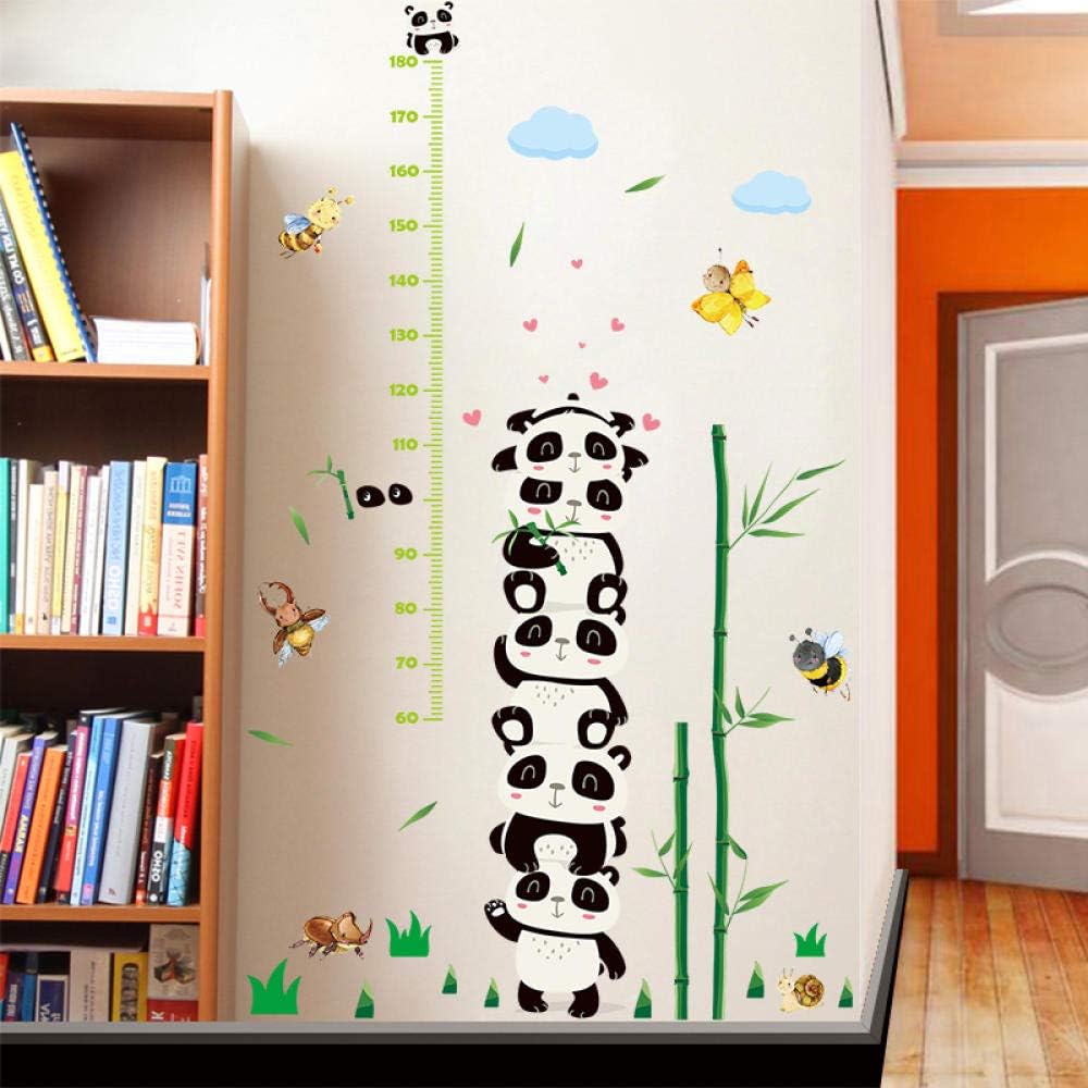 Loclic Com Guooe Stickers Muraux Enfants Chambre Fille Decoration Deco Bebe Panda Bambou Insecte Acrylique Amovibles Vinyle Diy Hauteur Toise Autocollant Mural Pepiniere Salle Bebe Puericulture Decorations Murales