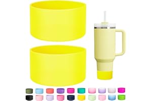 LONPARRY 4-Pack Silicone Boot for Stanley Cup Rubber Bottom Sleeve Protector for Tumbler Car Travel Cup Cover