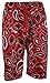 Mens Paisley Bandana Shorts (S-3XL)