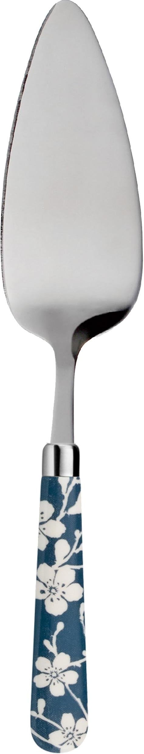 Cake Server and Cake Knife Cake Server Stainless Steel Flower Blue Kom Amsterdam