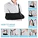 Yosoo Arm Sling - Dislocated Shoulder Sling for Broken Arm Immobilizer Wrist Elbow Support - Ergonomic, Lightweight, Breathable Mesh, Neoprene Padded Strap - Suits Both Men & Women, One Size (Adult)