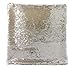 I F***King Hate People Rude Funny Magic Cushion Cover - Silver Sequin - Perfect Living Room Bedroom Gift