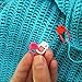 massmall 134 Pieces Mix Color Locking Stitch Markers (Color Ship Randomly)