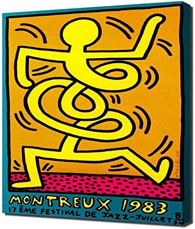 Keith Haring - 29 - High Quality Framed Canvas Art Print Reproduction
