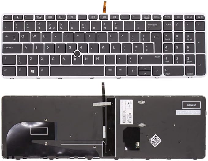 New Laptop Keyboard Replacement For HP EliteBook 850 G3, 850 G4 Backlit