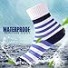 100% Waterproof Boys Socks, RANDY SUN Crew Outdoor Sports Hiking Socks 1 Pair for Cycling, Hiking, Skiing, Snowboating