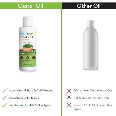 mamaearth castor oil