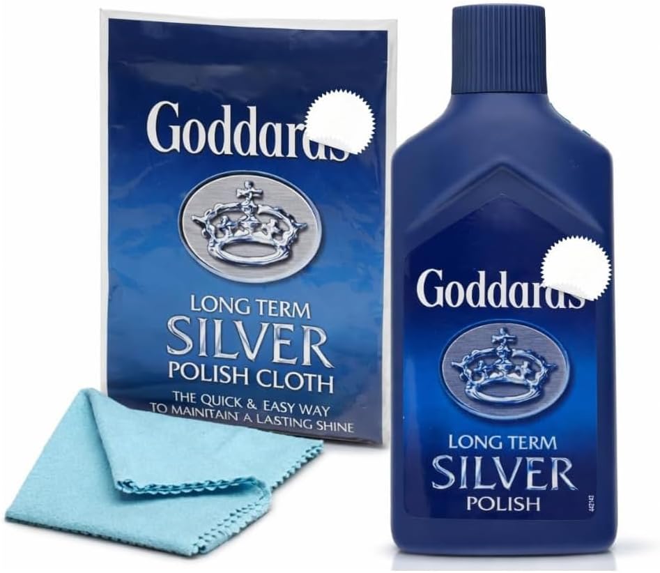 ZOPPER Long Term Silver Polish 125ml with Cloth – Anti Tarnish Silver Cleaner