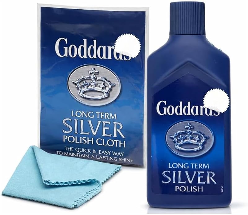 ZOPPER Long Term Silver Polish 125ml with Cloth – Anti Tarnish Silver Cleaner