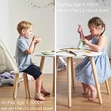 Haus Projekt Cloud Stool - White Wooden Kid's Table & Decor view 5
