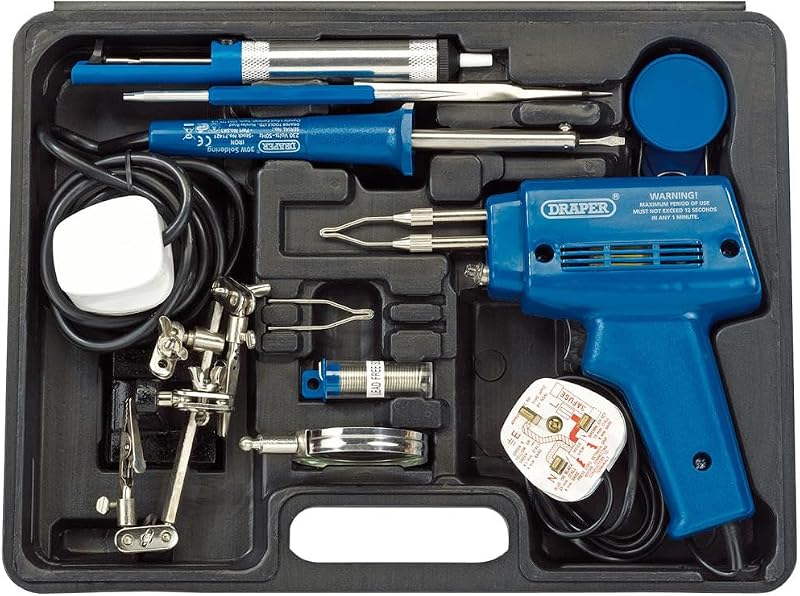 Draper 71421 230-Volt Soldering Kit Blue
