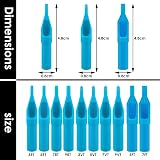 Casoter 50PCS Disposable Tattoo Nozzles Mixed 3VT 5VT 7VT 9VT 3RT 5RT 7RT 9RT view 2
