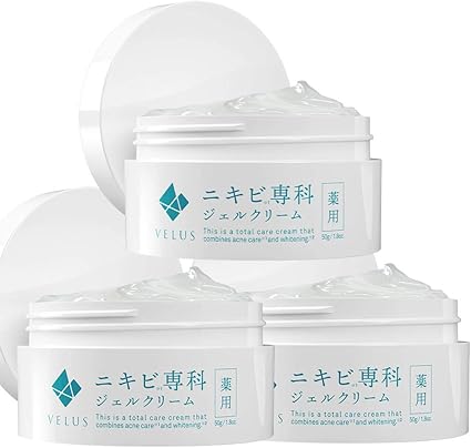 ニキビ専科 薬用 ニキビ ケア ニキビ クリーム 脂性肌 大人ニキビ 予防 トリプル有効成分 コラーゲン プラセンタ 配合 オールインワン 保湿クリーム メンズ レディース 50g 医薬部外品 3個セット Velus オールインワン 通販 Amazon