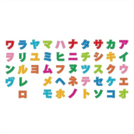 Amazon ポスター ウォールステッカー 正方形 シール式ステッカー 飾り 60 60cm Msize 壁 インテリア おしゃれ 剥がせる Wall Sticker Poster その他 文字 カラフル カタカナ ウォールステッカー オンライン通販
