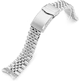 MiLTAT 20mm Super-JUB II Watch Band compatible with Seiko Alpinist SARB017 SPB155 SBEJ005 Hamilton Khaki H70455733