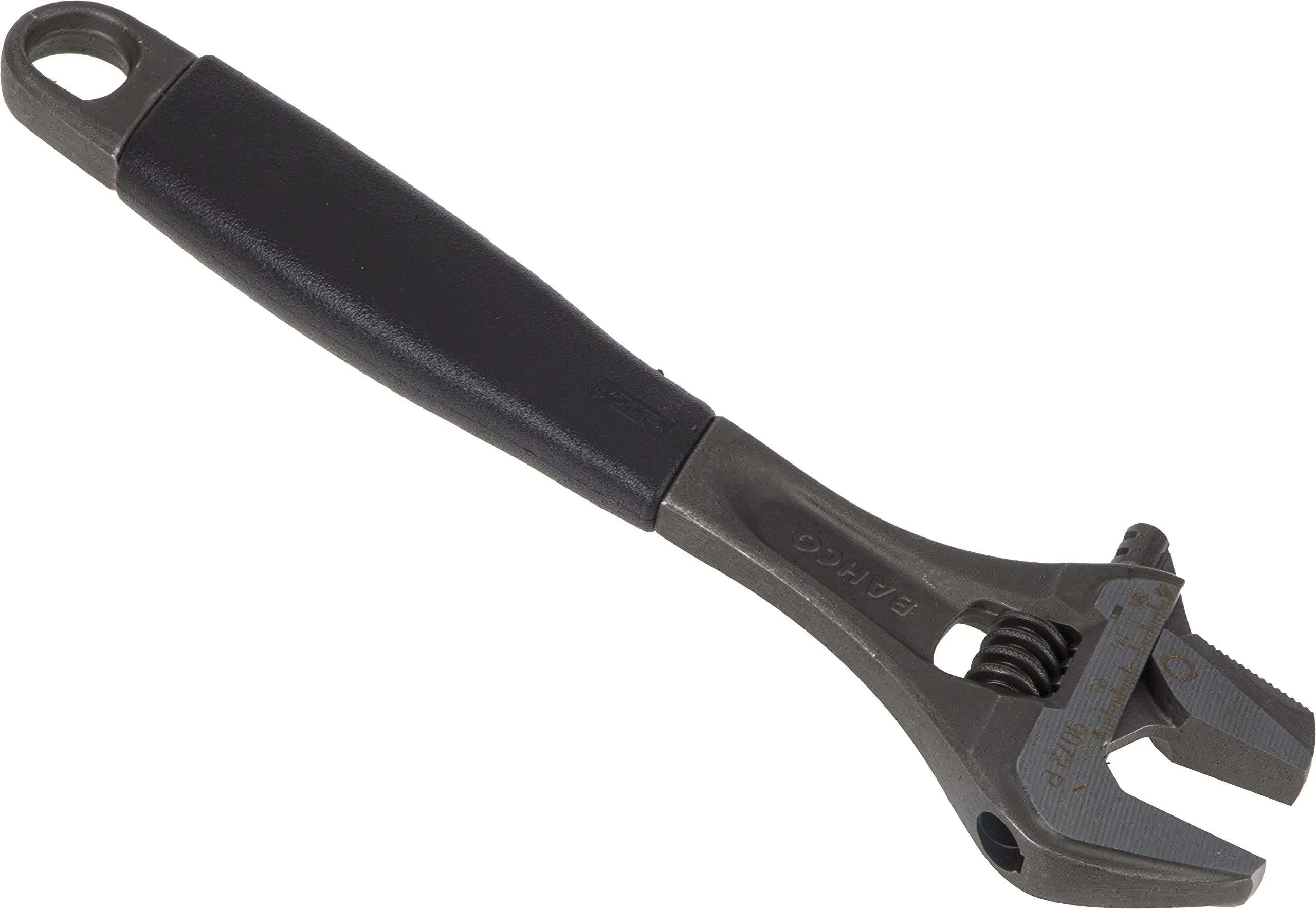 Bahco 9072P Reversible Jaw Black Ergo Adjustable Wrench, 250mm Length