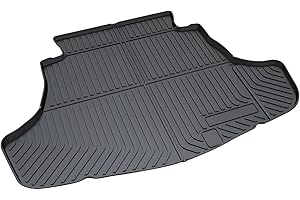 AIQIYING All Weather Rear Cargo Liners Trunk Tray Mats Protector Custom Compatible with 2018 2019 2020 2021 2022 2023 2024 2025 Toyota Camry, 3D Waterproof Durable Odorless Flexible Black TPO Accessories