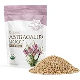 Halo Naturals Organic Astragalus Root Cut & Sifted, 4 Ounces (Astragalus membranaceus) USDA Certified | Resealable Pouch| Packaged in The USA