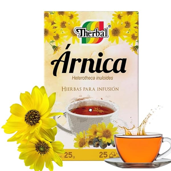THERBAL ÁRNICA HERBAL TEA – 25 TEA BAGS...