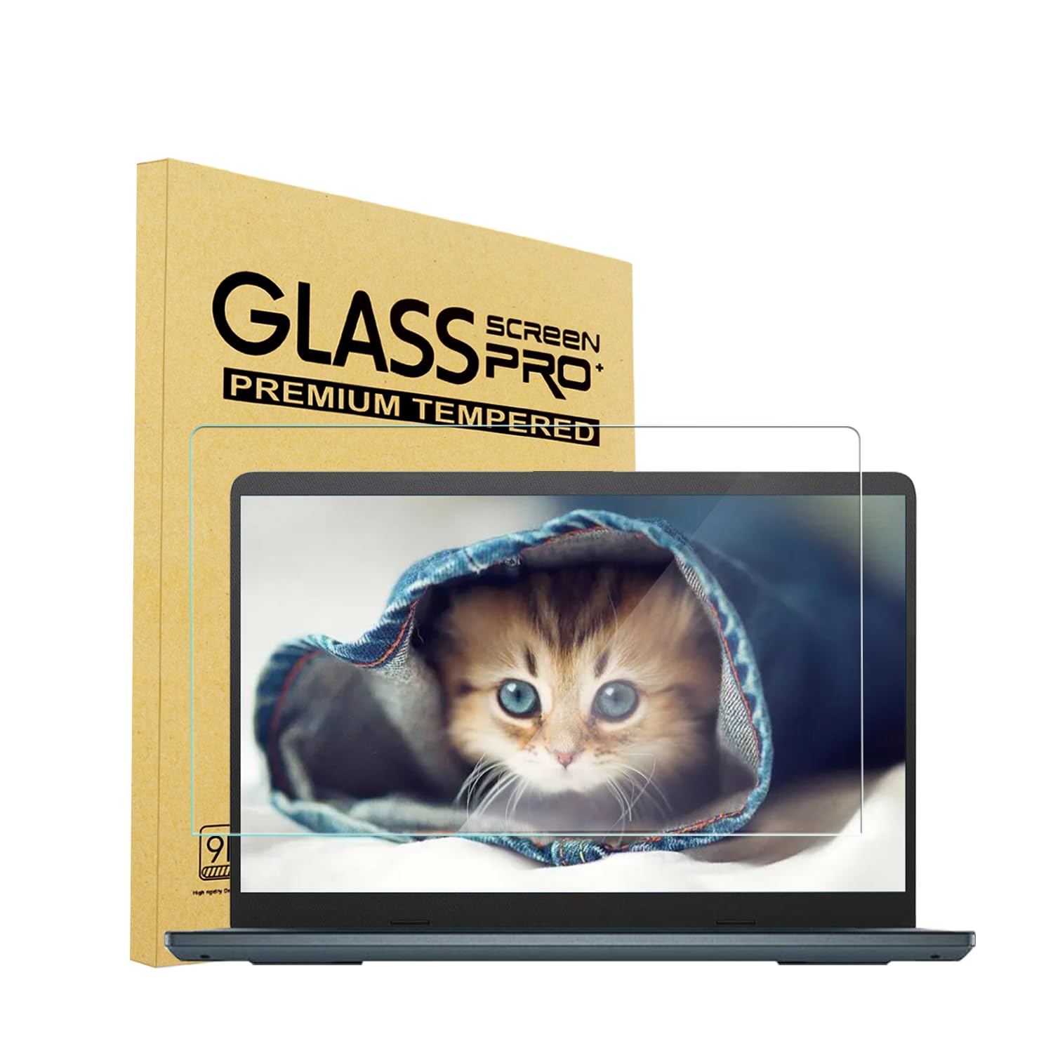 Photo 1 of 13.3 inch Tempered Glass Screen Protector for HP/Dell/Acer/ASUS/Samsung/Lenovo/Samsung/MSI/LG and Other 13.3 inch Laptop 16:9 Aspect Screen Shield, 9H Hardness, 2.5D, Anti Fingerprint