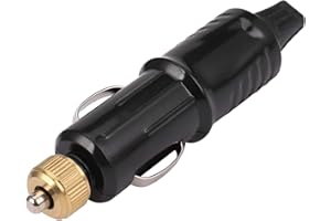 UtopixHub 12/24V Replacement Car Lighter Socket Plug Adapter Charger + Fuse Set