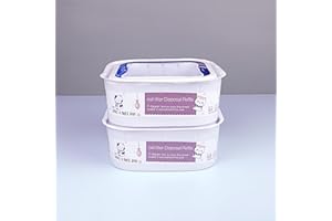 AIMIDODO 2-Pack Jumbo Cat Litter Refill Cartridges Refill Bags Jumbo Cat Litter Bags Compatible with Your Genie Litter Refill (NOT Compatible with XL Pails) White