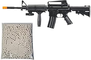 GoldenBall M4A1 Spring Airsoft Rifle Carbine M4 CAR15 CAR-15 with 1000 Rounds Bag of BBS