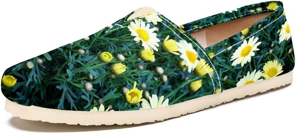 yellow daisy shoes