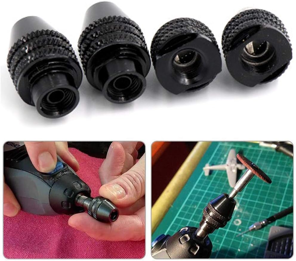 Dremel Pince Et écrou Kit 15 Pièces Mandrin Dremel - Pinces Serrage Laiton 0 ,8-3,2mm Dremel 4486 Arbre