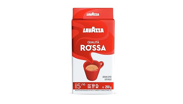 LAVAZZA QUALITA ROSSA BRICK COFFEE, 8.8 OZ