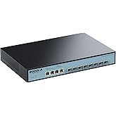 SODOLA 12 Port 10Gb Managed Switch, 8x10G SFP+&amp;4x10G RJ-45 | Built-in Fan Cooling,1U Rack Mount, Web GUI for LACP/QoS/VLAN/SNMP 10G Multi-gig Network Switch