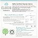 Baby Breathable 3-Dimensional Air Mesh Organic Cotton Seat Pad Liner for Stroller & Car Seat Dark Grey