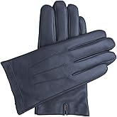Downholme Classic Leather Cashmere Lined Gloves for Men