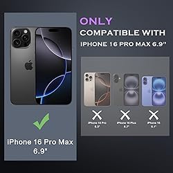 YINLAI Case for iPhone 16 Pro Max, Magnetic Case