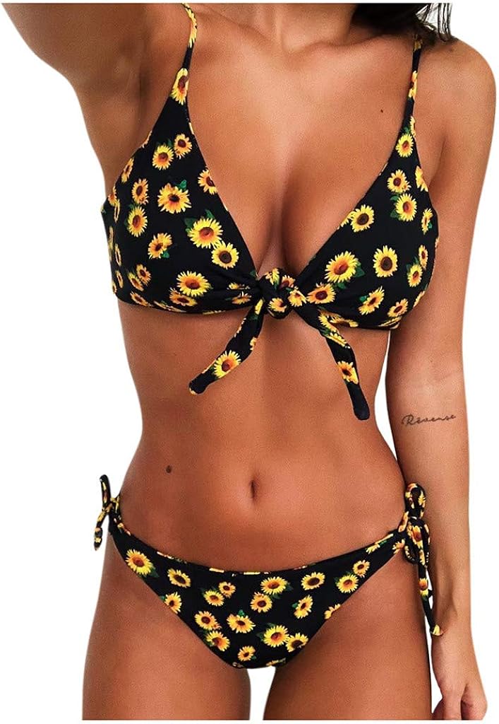 sunflower push up bikini