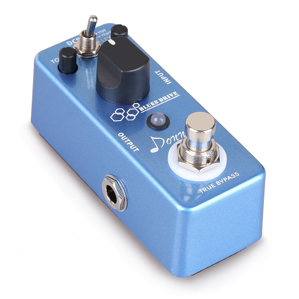 Donner Overdrive Guitar Pedal, 2 Modes Tube Screamer Blues Drive Vintage Overdrive Effect True Bypass