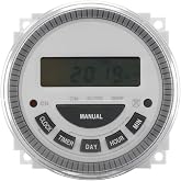 7 Day Programmable Timer Switch- Pool/Gate/Sprinklers/Lights- 120v Input - ET3 Substitute