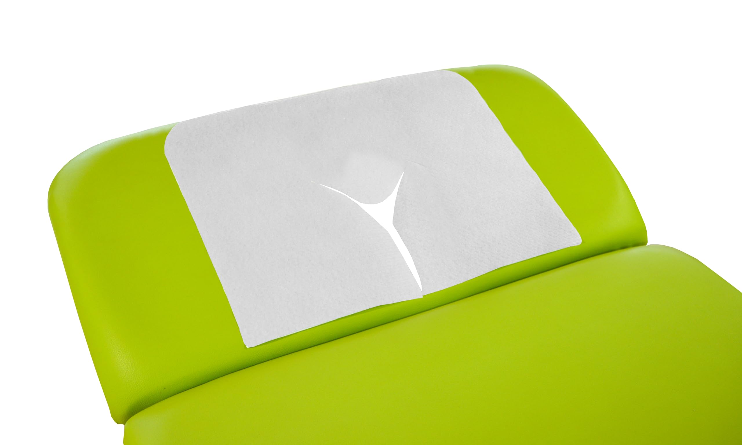 Nose Slit Cloths for Massage Table - 100% Very Fine Fleece - Compostable from Bamboo Remnants, Disposable Face Cover for Massage Tables, Hygienic and Comfortable, Perfect for Wellness & Spa - Pack of