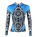 QinYing Cycling Jersey,Women Patterns Stylish Breathable Long Sleeve Bicycle Shirt