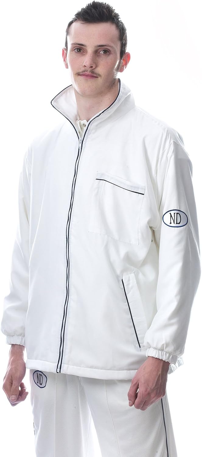Only Cricket Umpire Official Whites Lightweight Style Jacket Modern