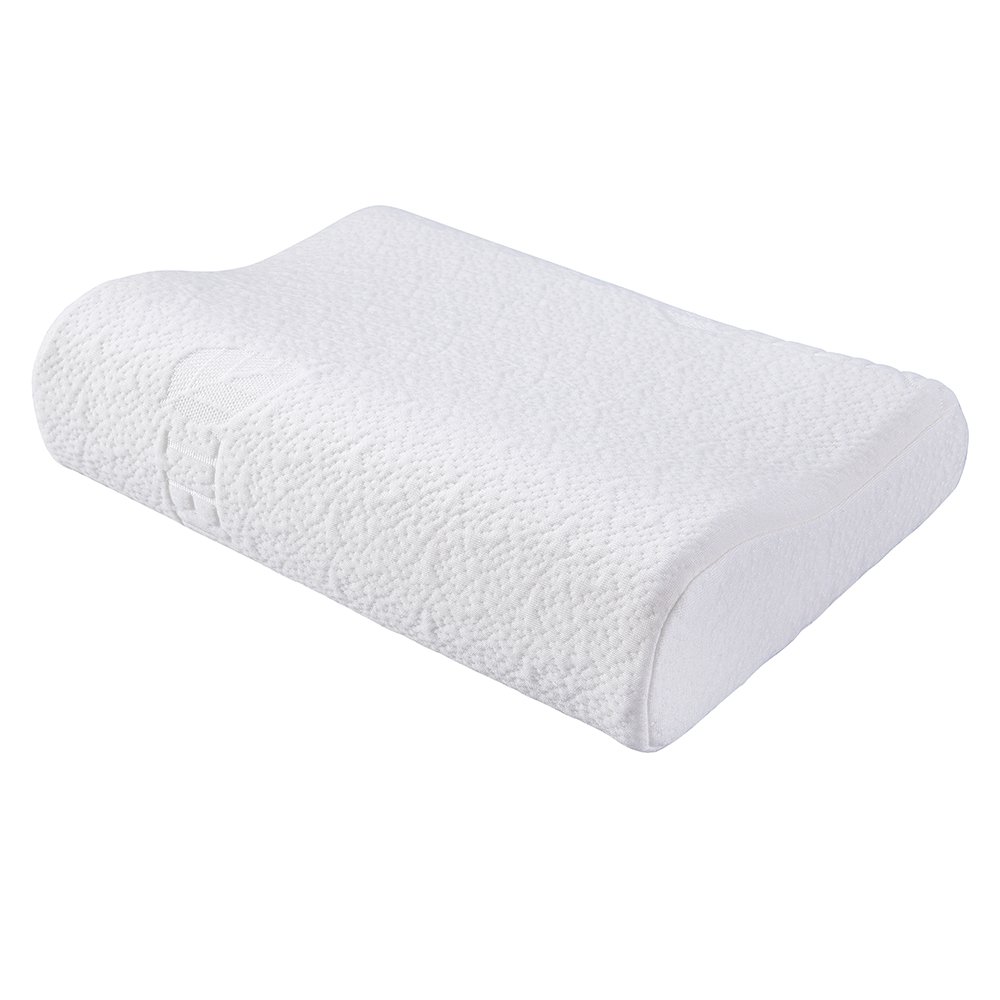 FMS 3-12 Years Memory Foam Pillow for Kids 6/8 cm (2.36/3.14 inch) Height Sleeping Pillow for Child with Pillowcase (3-12 Years)