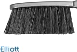 Elliott Dustpan and Brush Set Durable Plastic Pan Rubber Lip Silver view 6