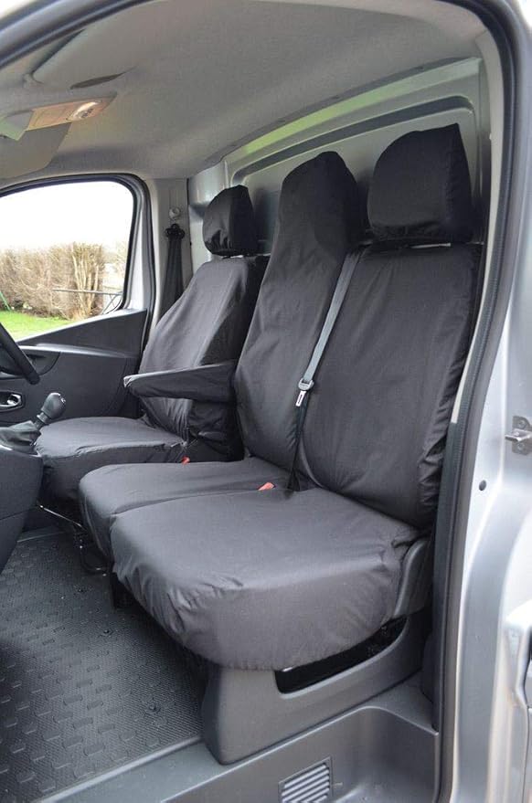 Van Demon Tailored Front Row with Folding Passenger Seat Black