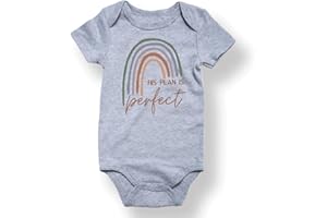 hrcfbk Newborn Infant Baby Boys Girls Bodysuit Short Sleeve Funny Letters Print Romper Reveal Pregnancy Announcement Clothes