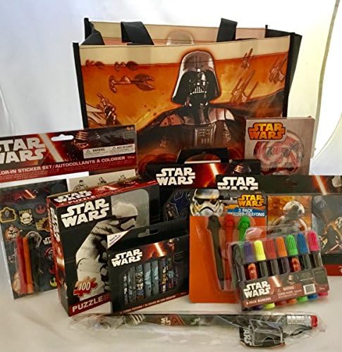 Star Wars 10-pc Activity Gift Pack - Puzzle, Stickers, Markers, Crayons, Pencil &amp; More