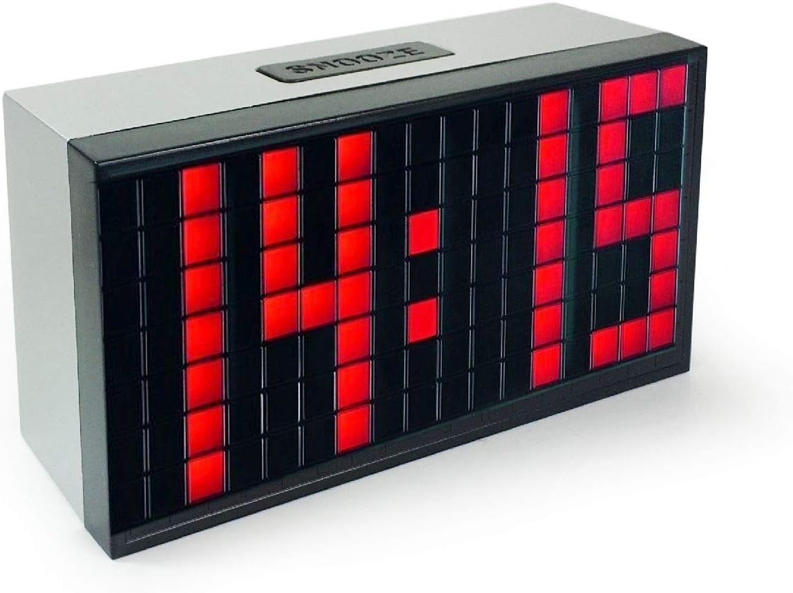 TFA Time Block Digital Alarm Clock with Red Digit Amazon.co.uk Kitchen & Home