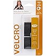 VELCRO Brand Sticky Back for Fabrics | 24" x 3/4" Tape with Adhesive | No Sewing Needed | Cut Strips to Length Permanent Bond
