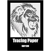 Epakh Tracing Paper 120 Sheets, 9 x 12 Inch Tracing Paper for Drawing | Transparent Vellum Papers, for Printer, Pencil Sketching Drawing, DIY Crafts, Wax Printing, Calligraphy