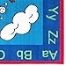 Flagship Carpets CE189-28W Happy World Rug, Children's Classroom Educational Carpet, 5'x8', Rectangle